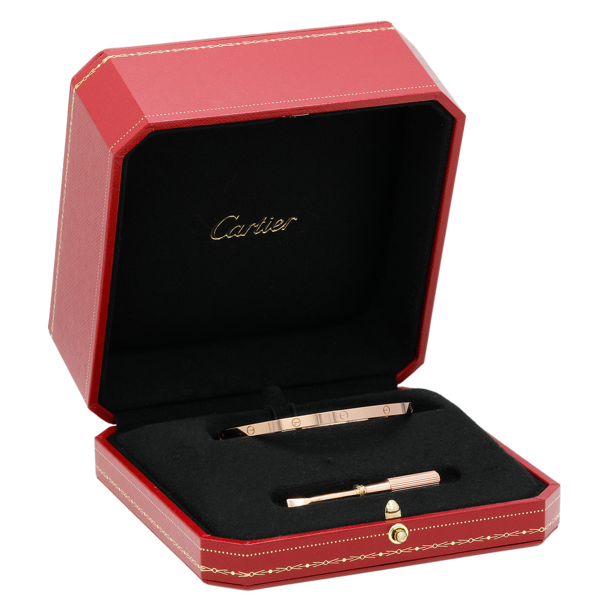 Cartier 18K Rose Gold Small Love Bracelet Designer Jewellery Cartier