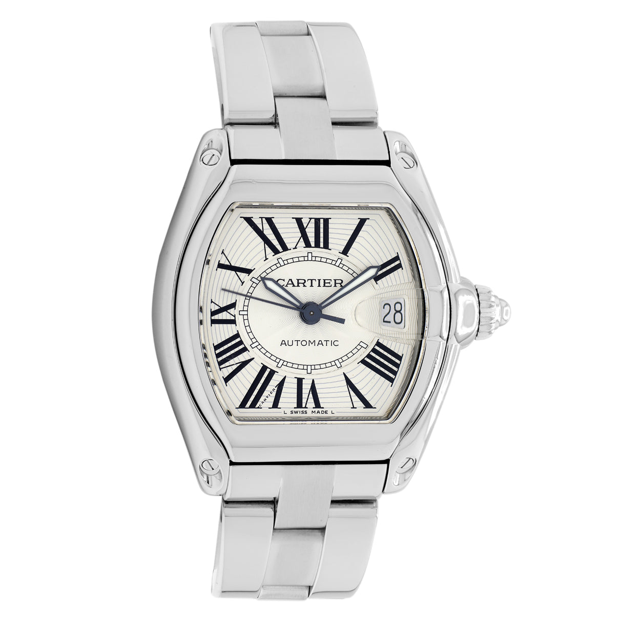 Cartier Stainless Steel Roadster W62025V3 2510 Watches Cartier