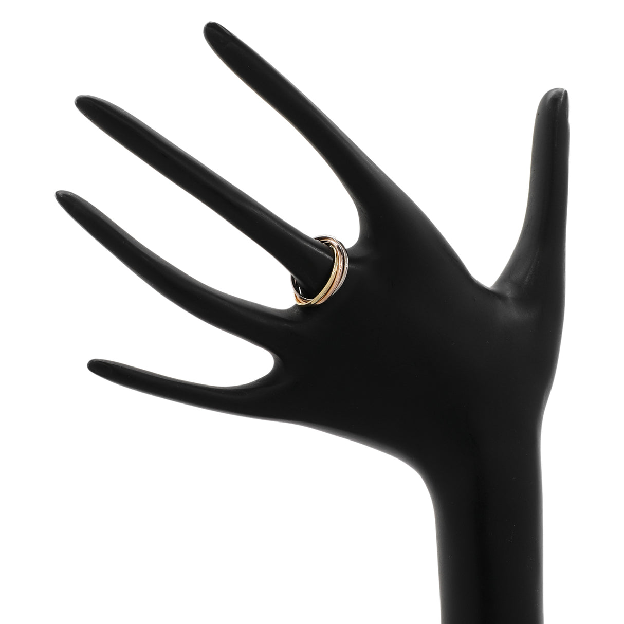 Cartier 18K White Yellow Rose Gold Trinity XS Ring Designer Jewellery Cartier
