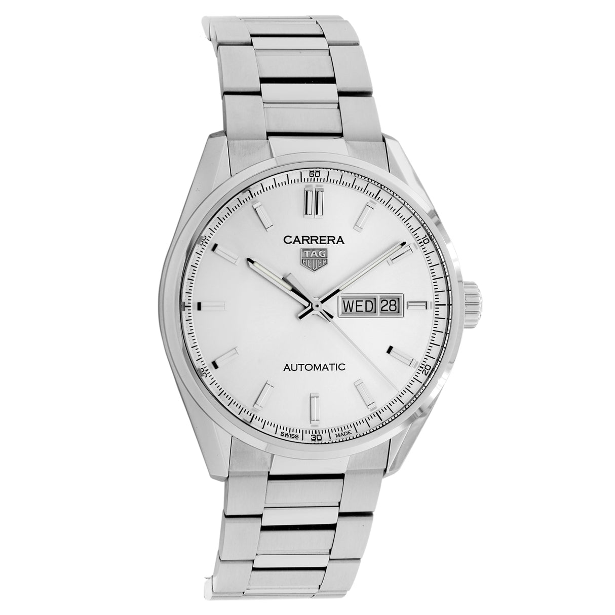 Tag Heuer Stainless Steel Carrera Day-Date WBN2011 Watches Tag Heuer