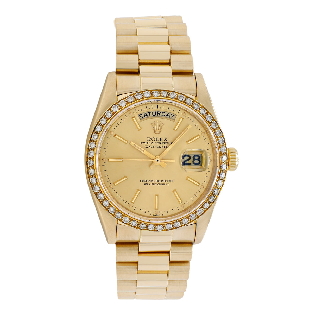 Rolex 18K Yellow Gold Day-Date President 18038 Watches Rolex