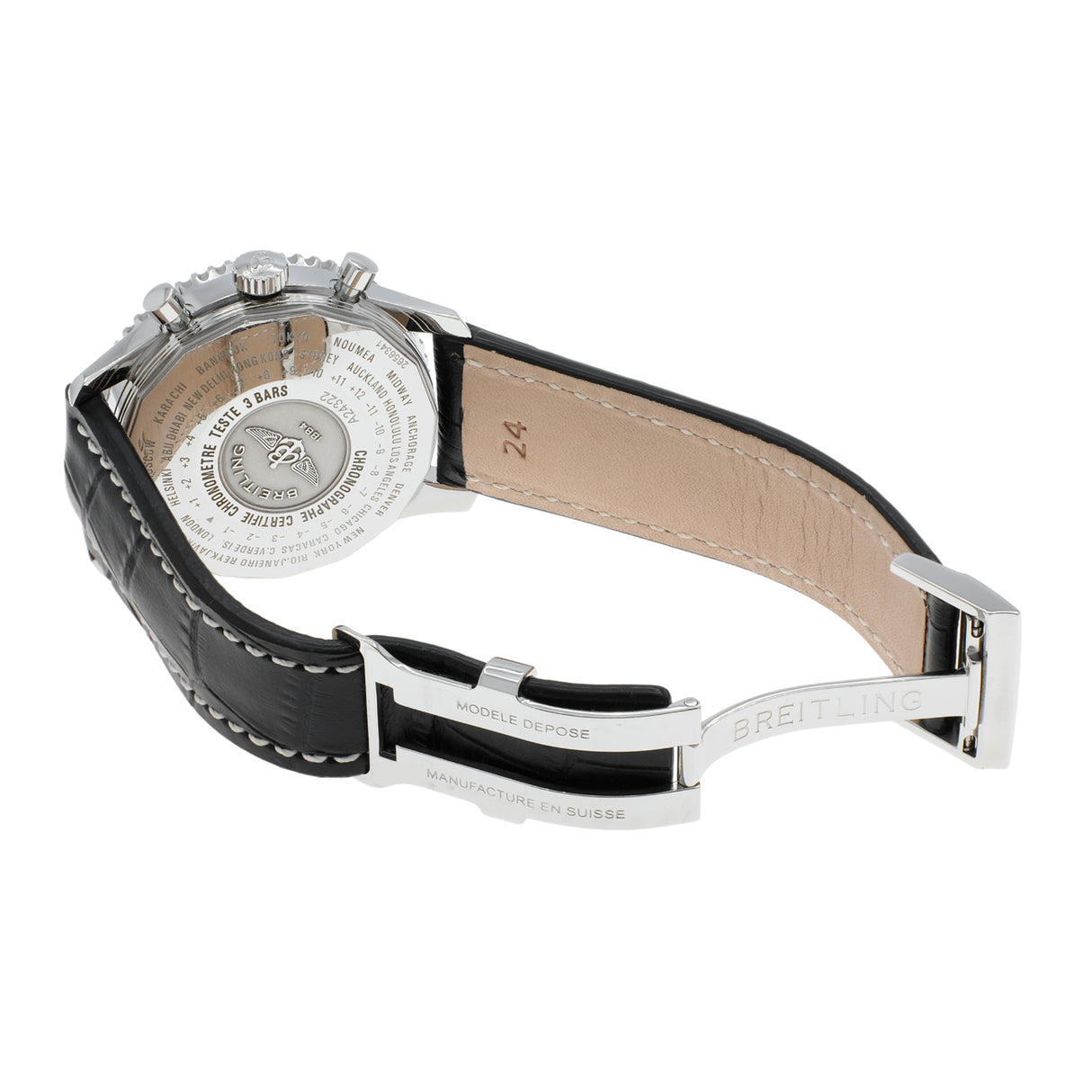 Breitling Stainless Steel Navitimer World A24322 Watches Breitling