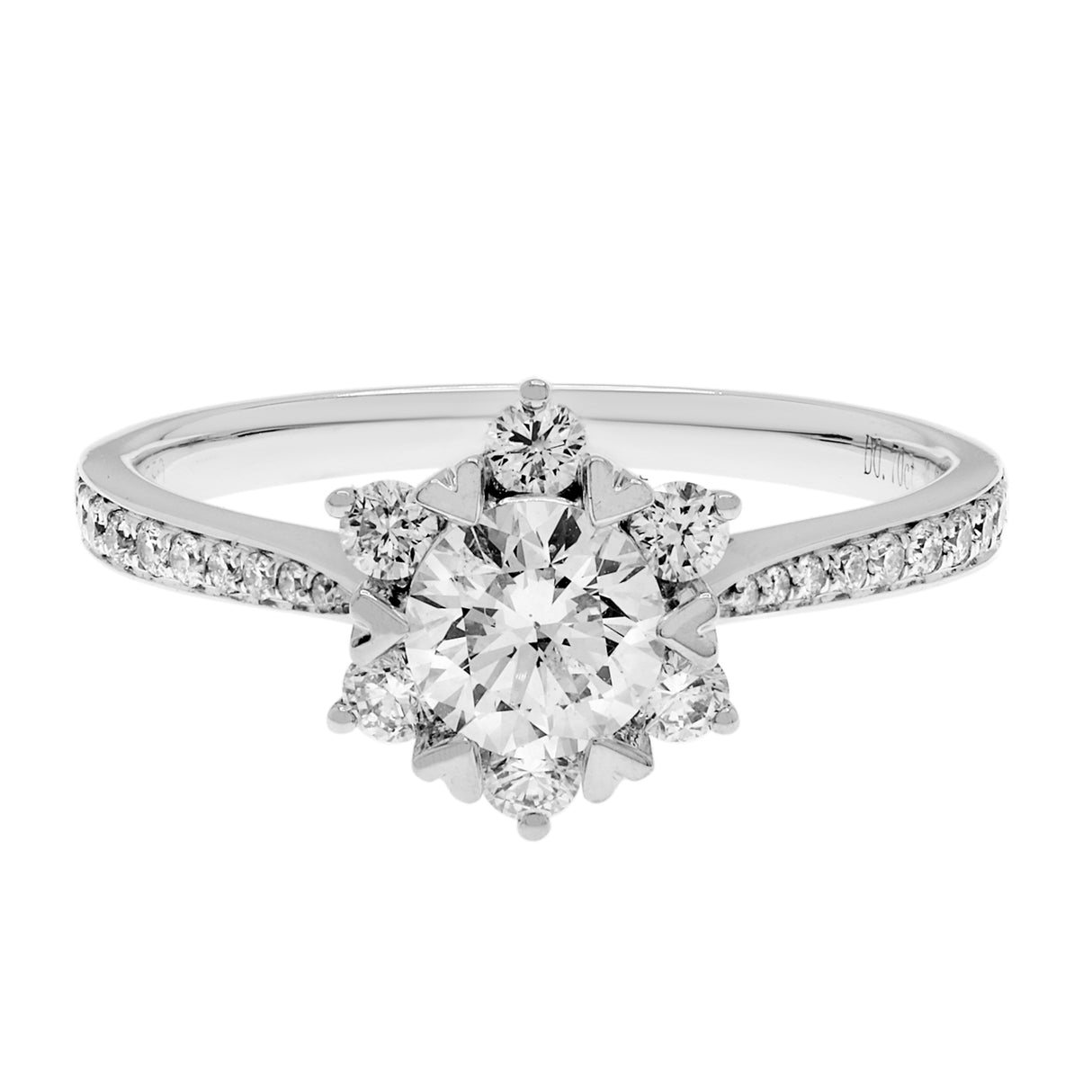 18K White Gold 0.70 Carat Diamond Ring Fine Jewellery Modaselle