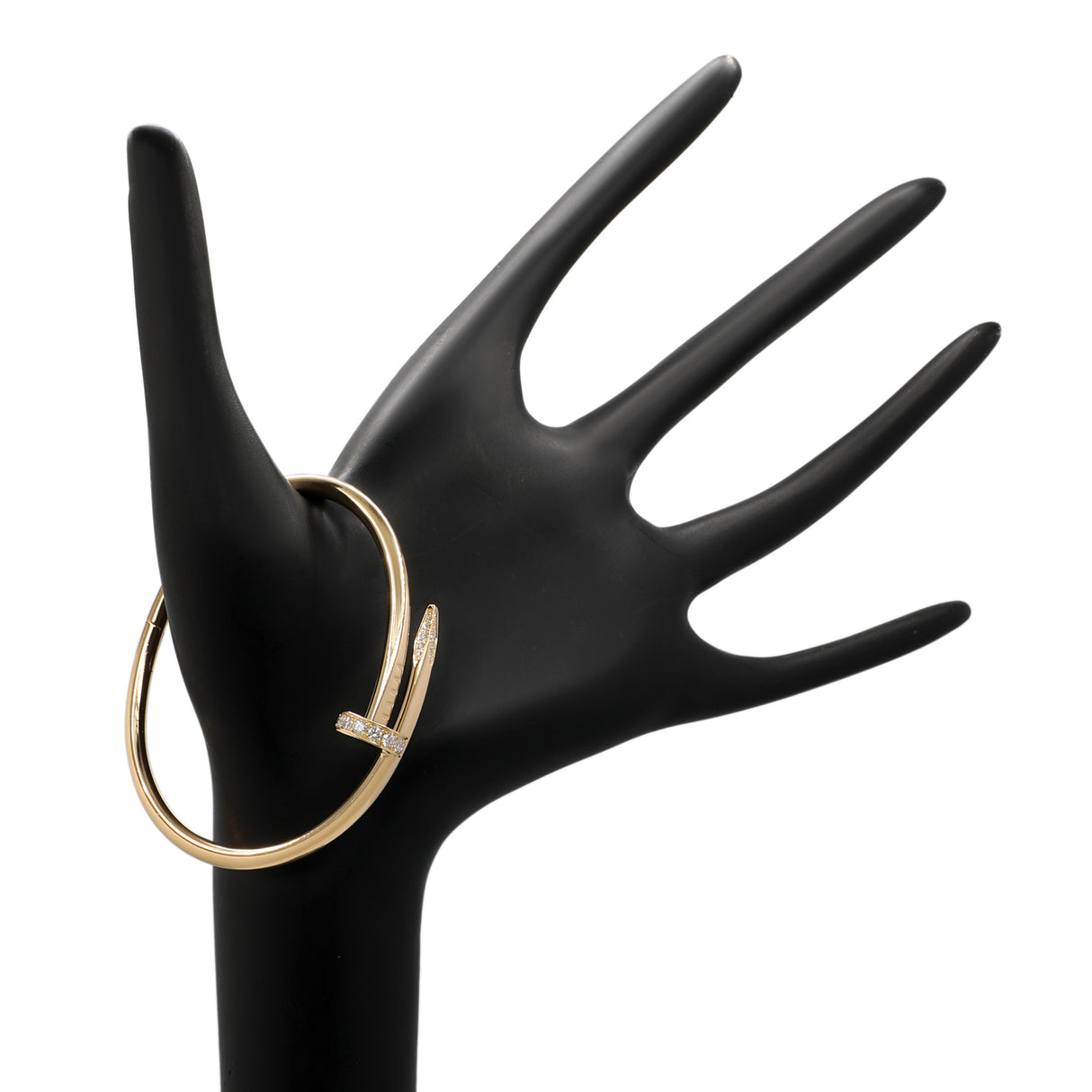 Cartier 18K Yellow Gold Diamond Juste Un Clou Bracelet Designer Jewellery Cartier