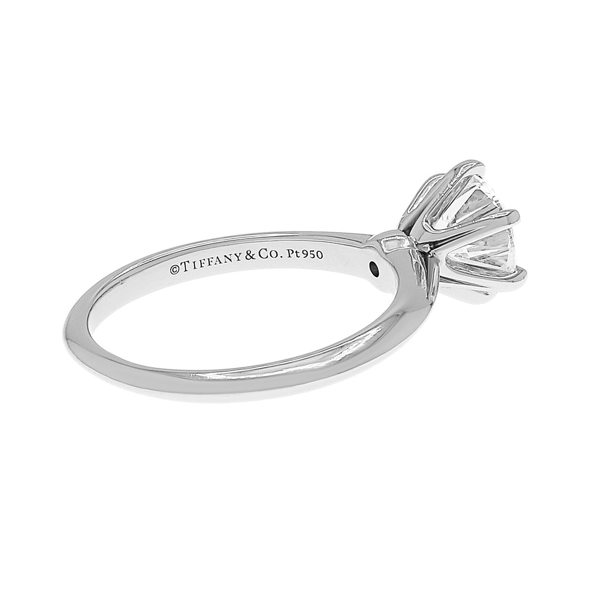 Tiffany & Co. Platinum 1.73 Carat Diamond Solitaire Engagement Ring Designer Jewellery Tiffany and Co