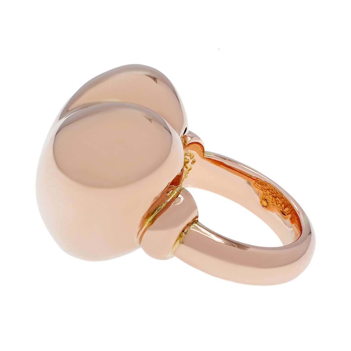 18K Rose Gold Puffy Heart Ring Fine Jewellery Modaselle