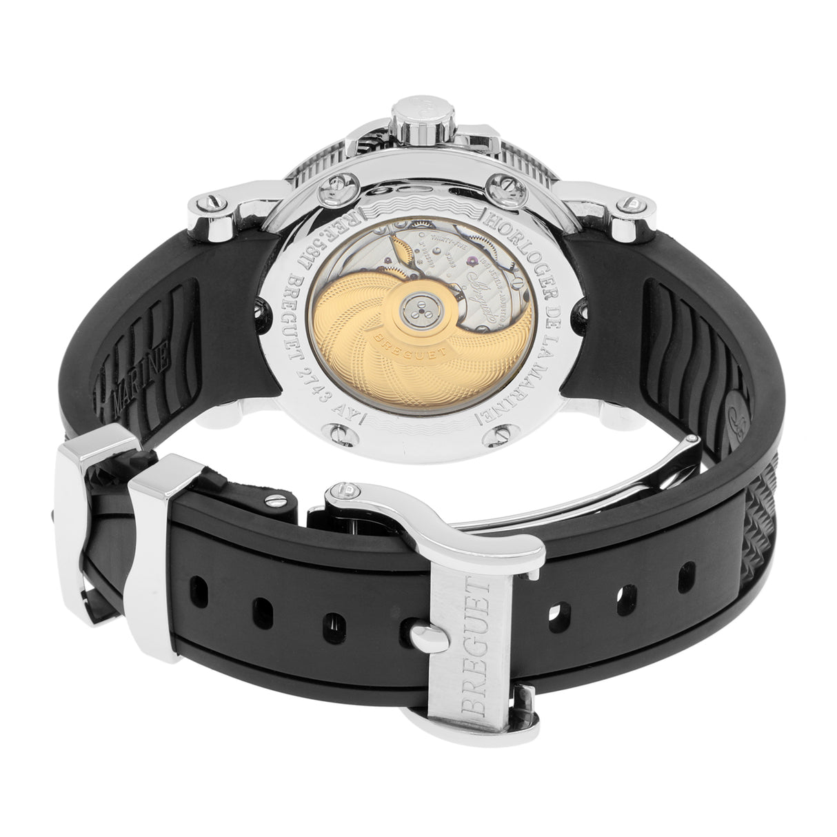 Breguet Stainless Steel Marine Big Date 5817ST/12/5V8 Watches Breguet