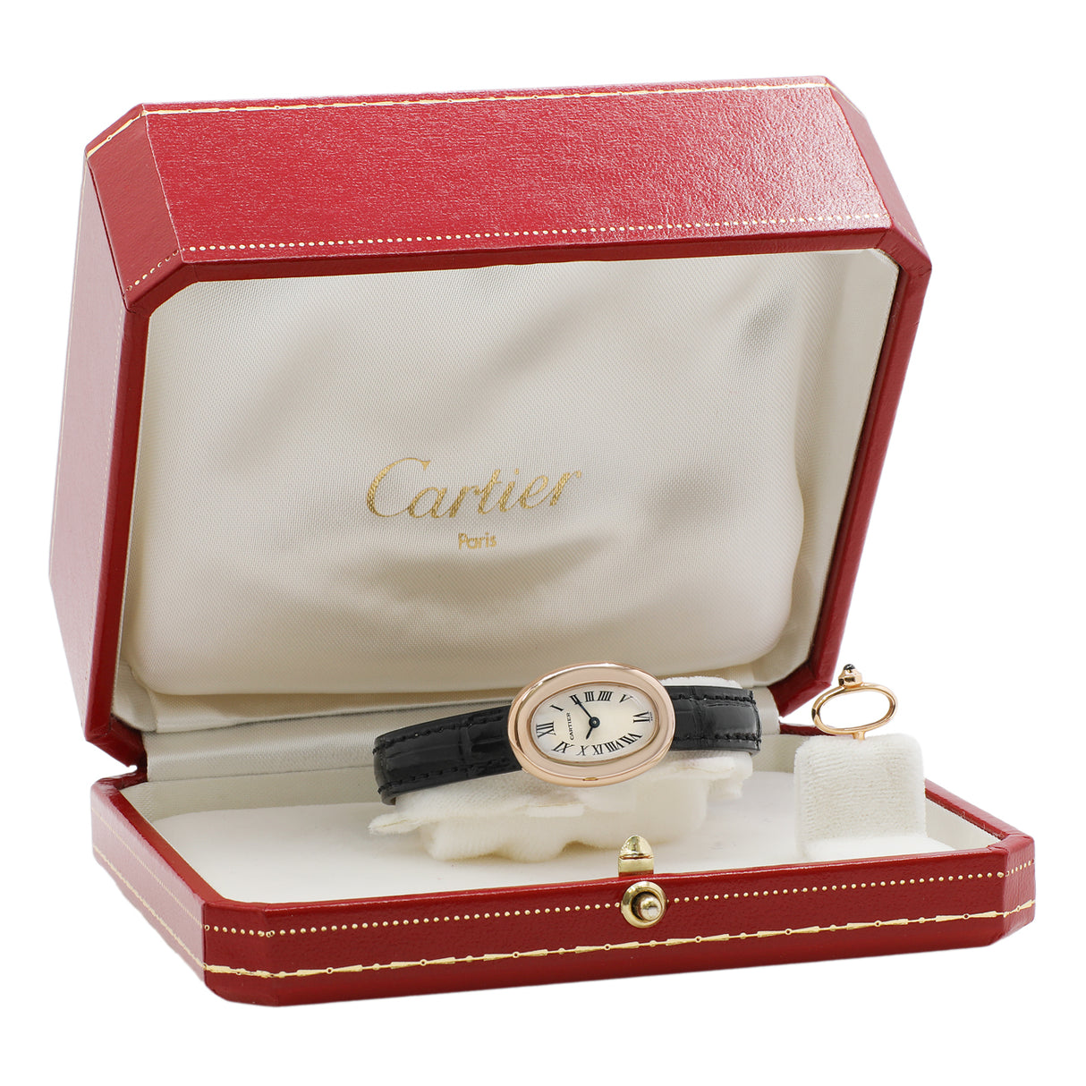 Cartier 18K Rose Gold Mini Baignoire 2333 Watches Cartier