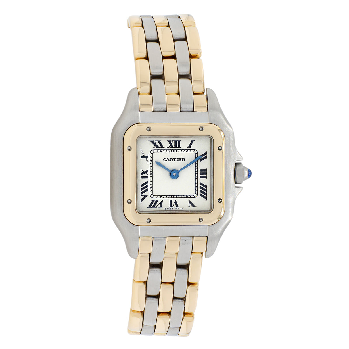 Cartier Stainless Steel 18K Yellow Gold Panthere 166921
