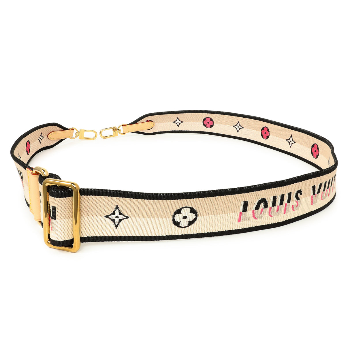 Louis Vuitton Black Jacquard Speedy Bandouliere 20 Shoulder Strap Accessories Louis Vuitton