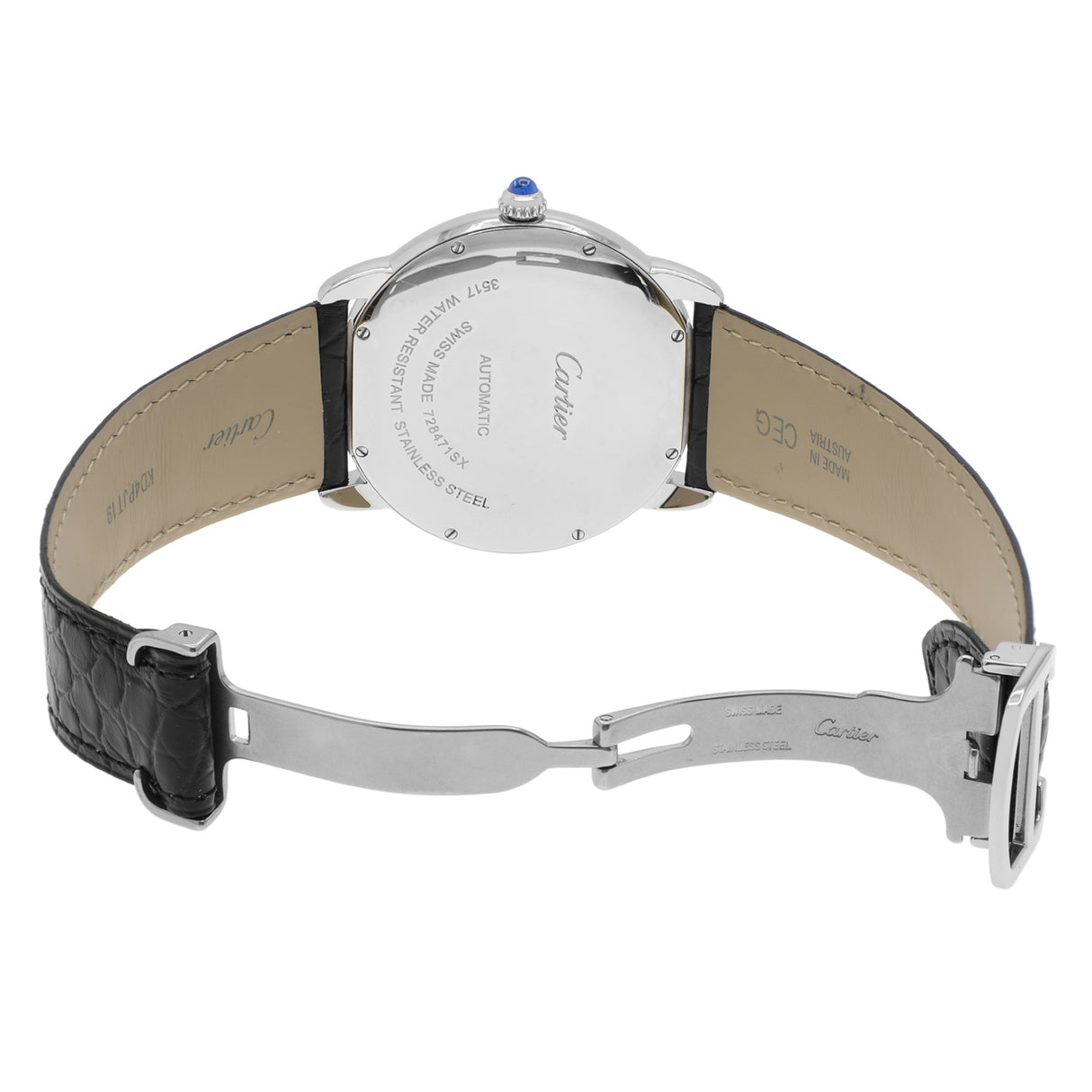 Cartier Stainless Steel Ronde Solo XL W6701010 Watches Cartier