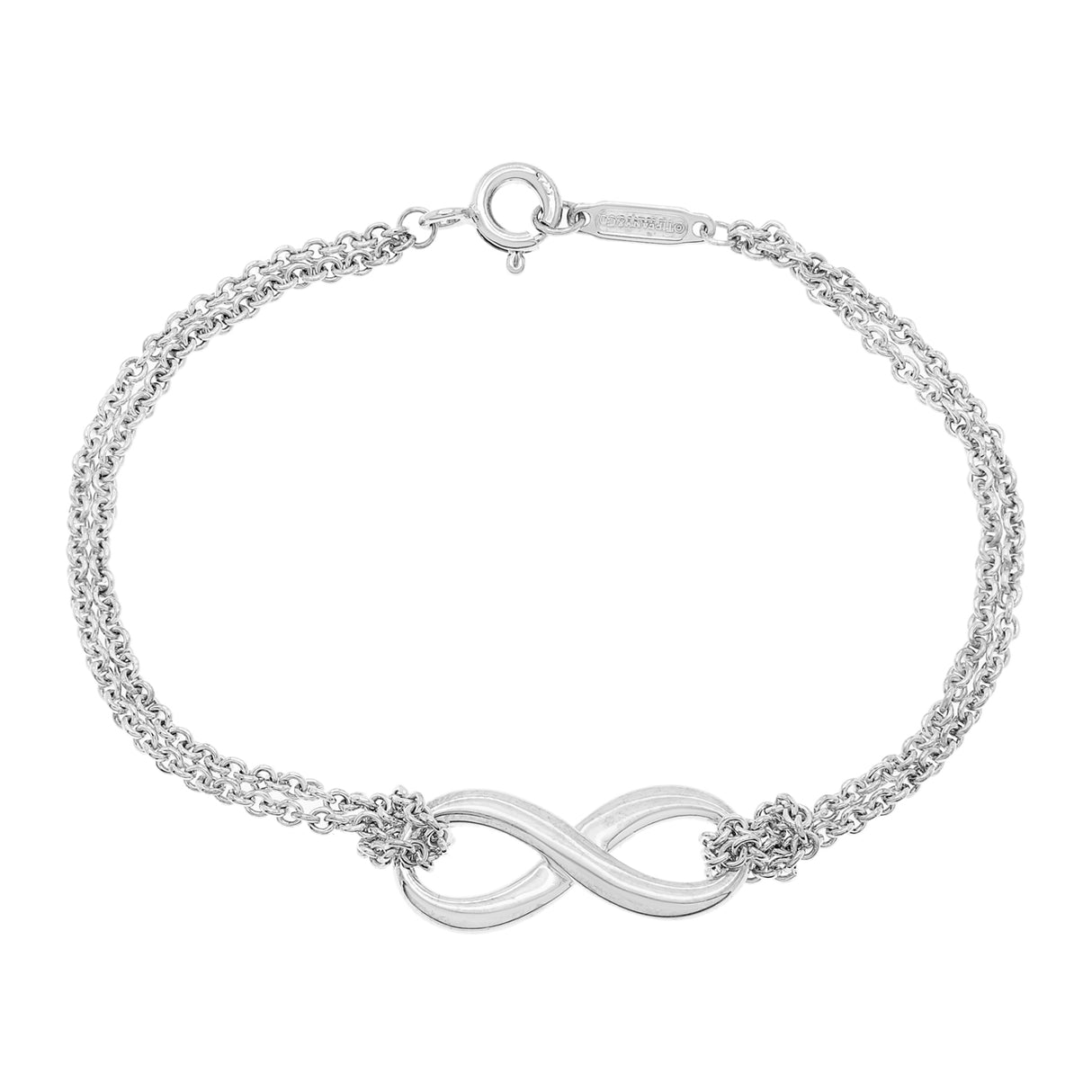 Tiffany & Co. Sterling Silver Infinity Bracelet Designer Jewellery Tiffany and Co