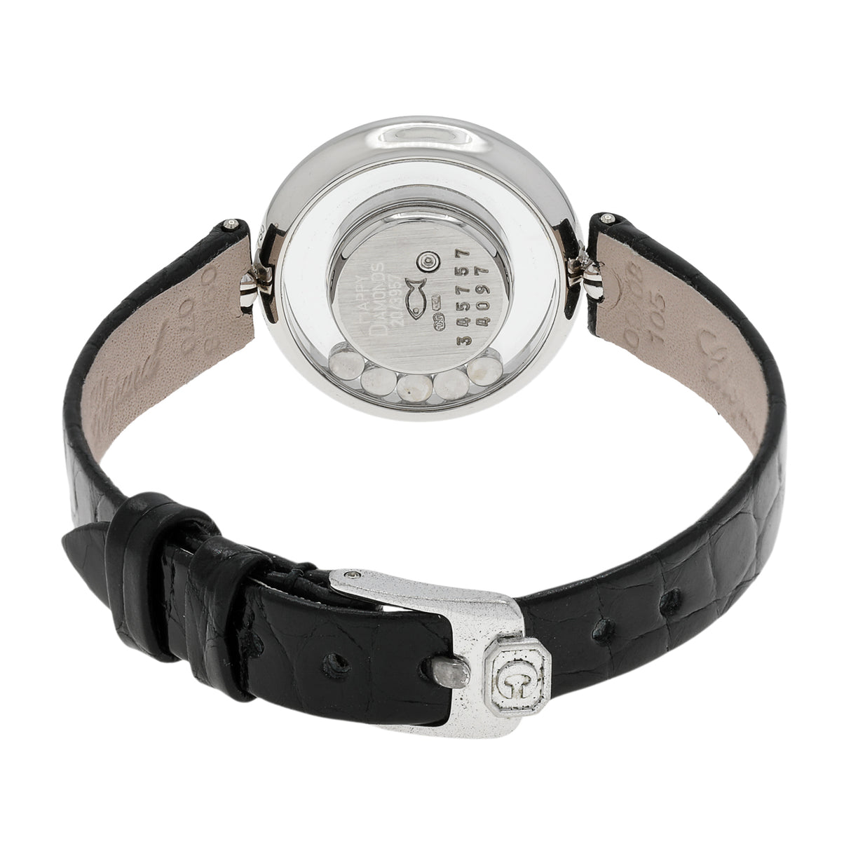 Chopard 18K White Gold Happy Diamonds 20/3957 Watches Chopard