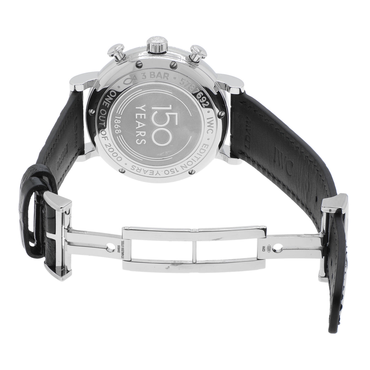 IWC Stainless Steel Portofino Chronograph "150 Years" IW391023 Watches IWC