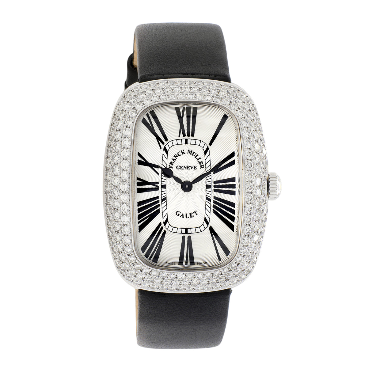 Franck Muller Stainless Steel Diamond Galet 3002 L QZ R D3 Watches Franck Muller