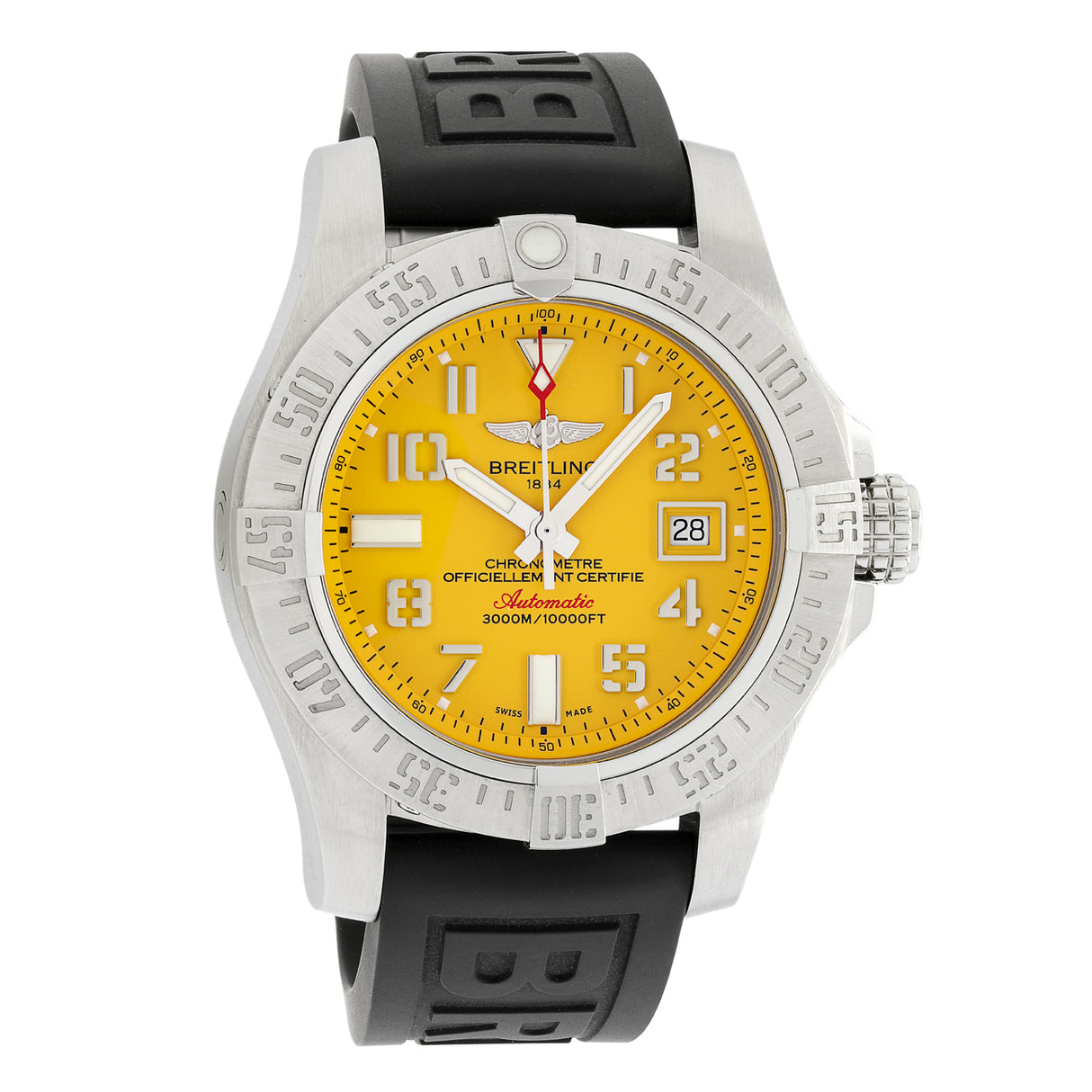 Breitling Stainless Steel Avenger II Seawolf A17331 Watches Breitling
