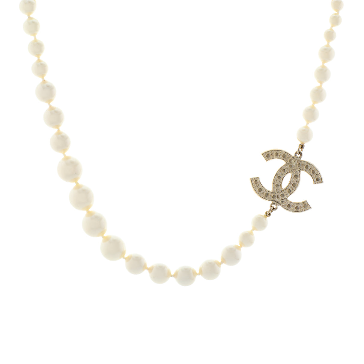 Chanel Pearl CC Choker Necklace Designer Jewellery Chanel
