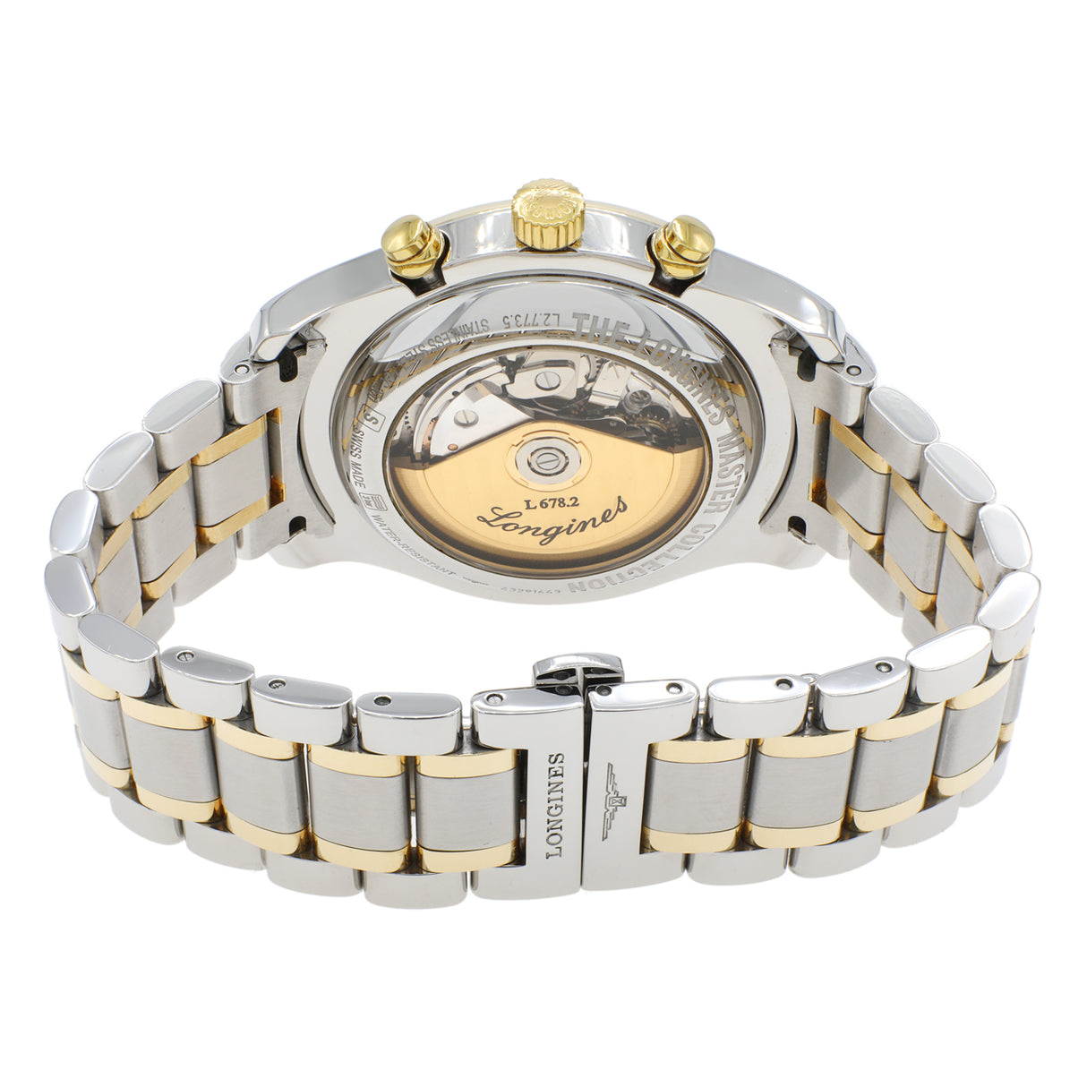 Longines Stainless Steel 18K Yellow Gold Master Collection L2.773.5.78.7 Watches Longines