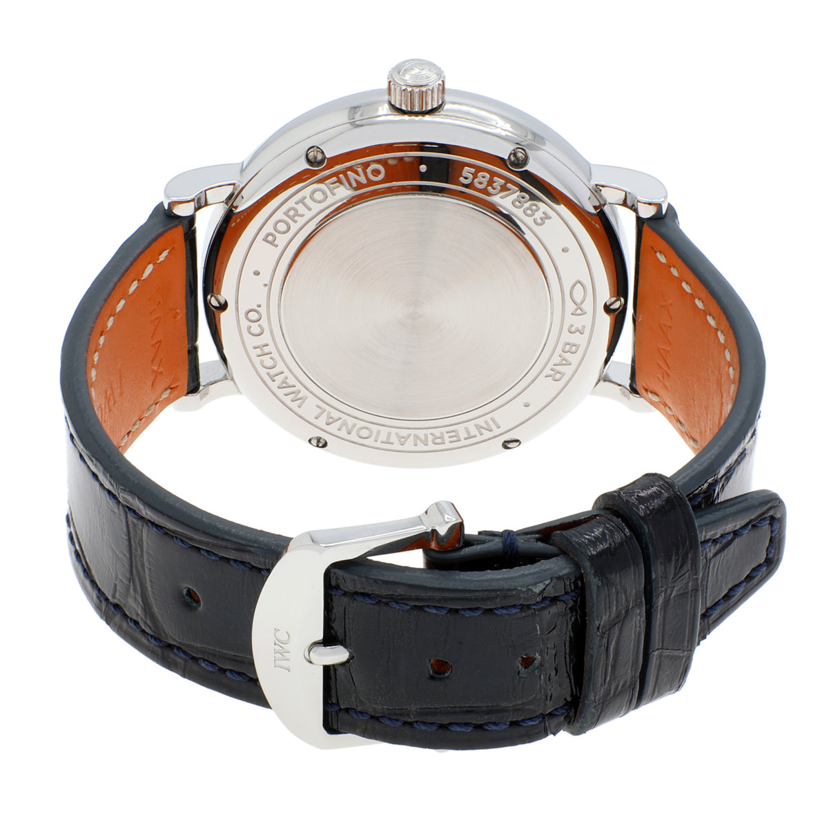 IWC Stainless Steel Diamond Portofino 37mm Automatic IW458111 Watches IWC