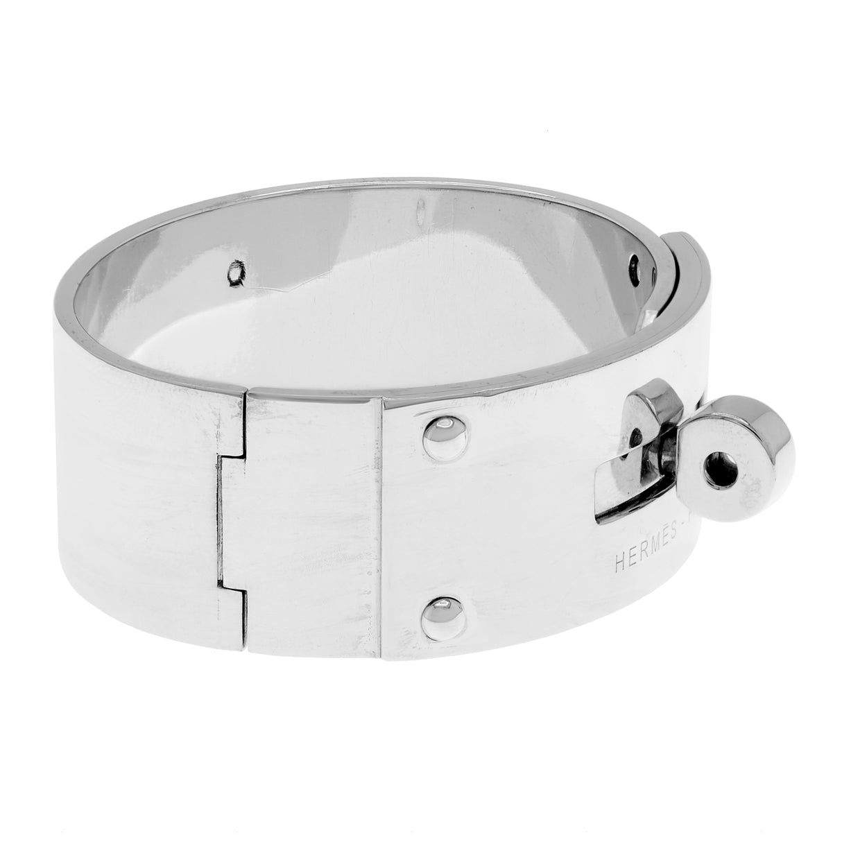 Hermes Sterling Silver Kelly Bracelet MM Designer Jewellery Hermes