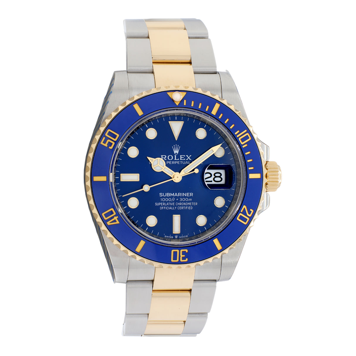 Rolex 18K Yellow Gold Stainless Steel Submariner 126613LB Watches Rolex