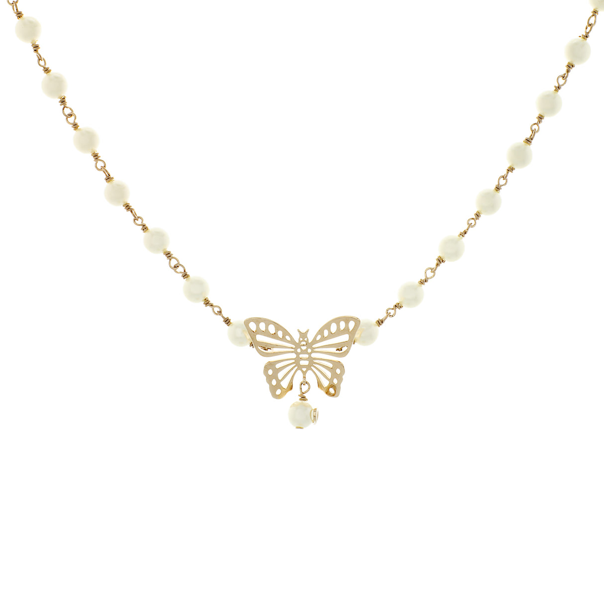 Christian Dior Pearl Butterfly Necklace Designer Jewellery Christian Dior