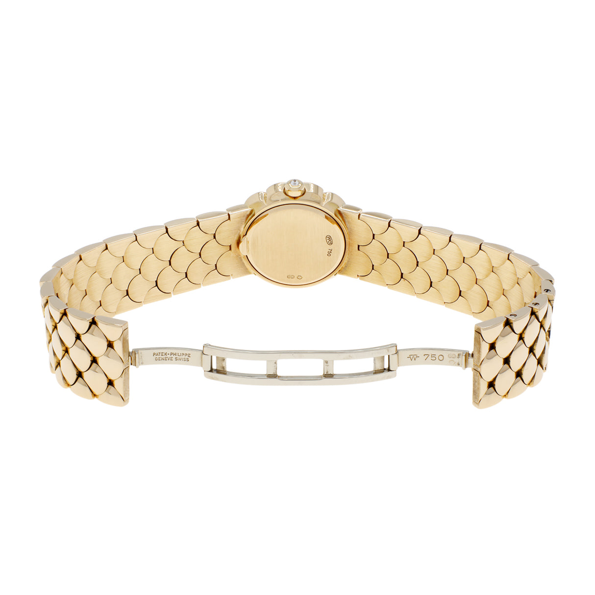 Patek Philippe 18K Yellow Gold Mother of Pearl Diamond Neptune 4872 Watches Patek Philippe