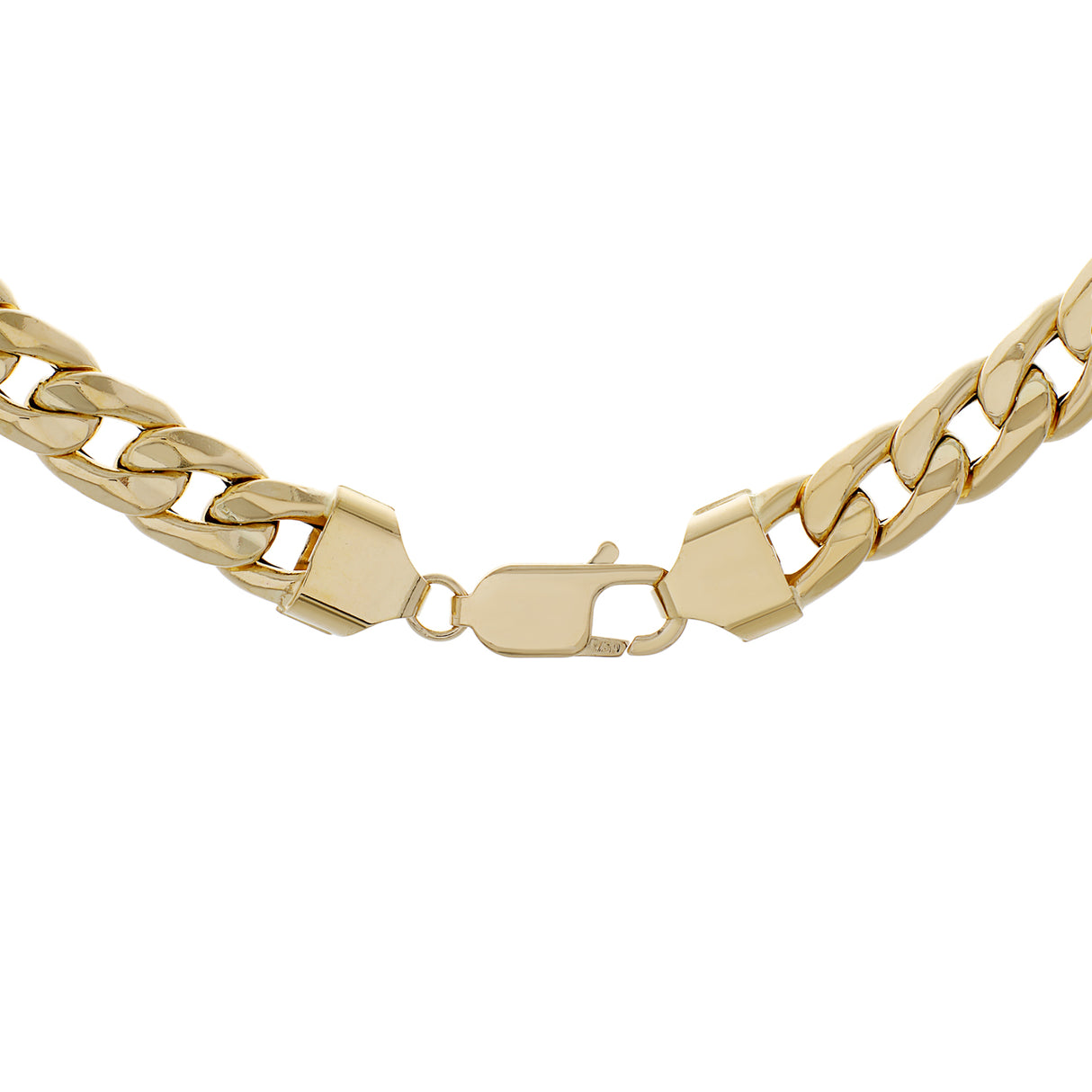 18K Yellow Gold Curb Link Chain Fine Jewellery Modaselle