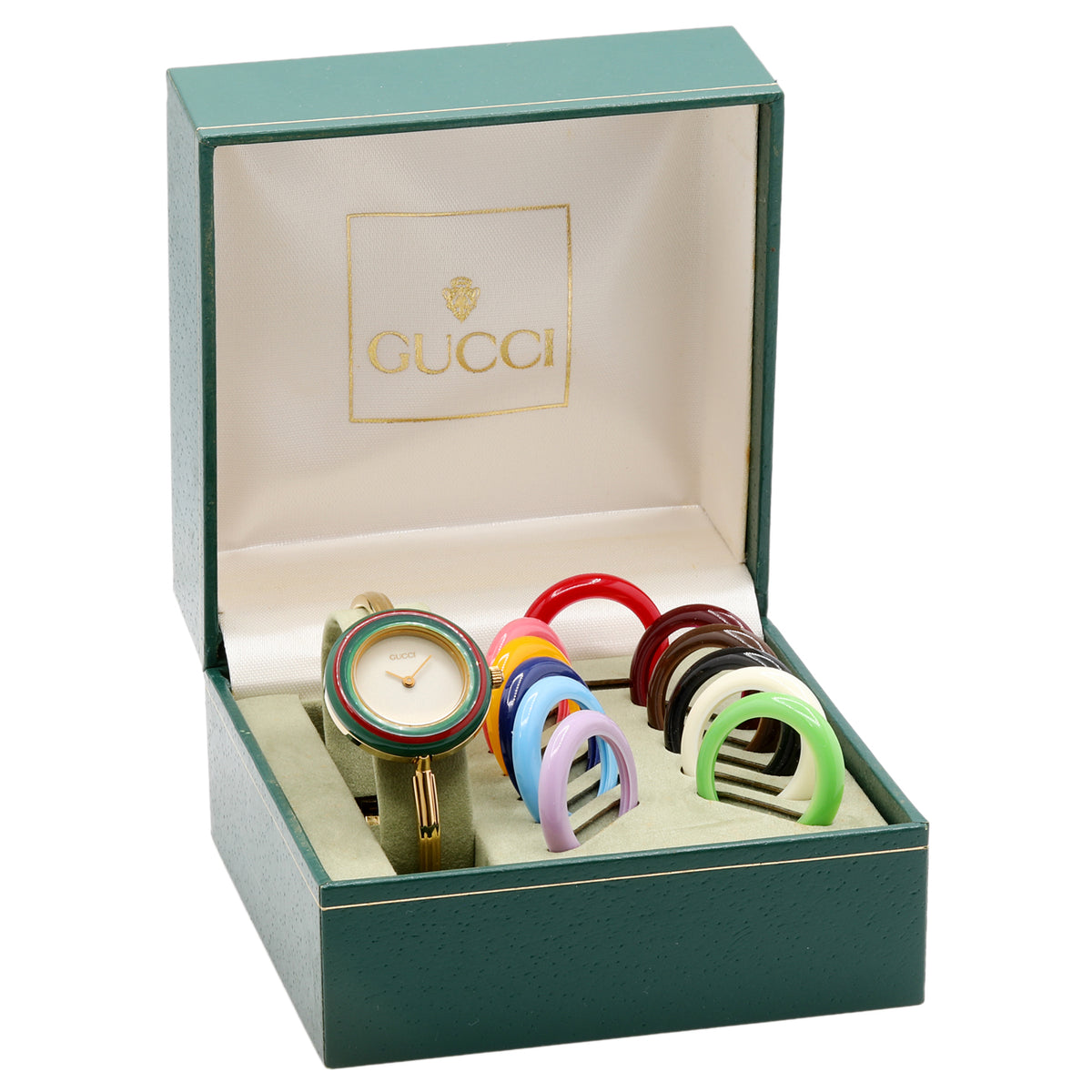 Gucci Interchangeable Bezel Quartz Watch 11/12.2 Watches Gucci