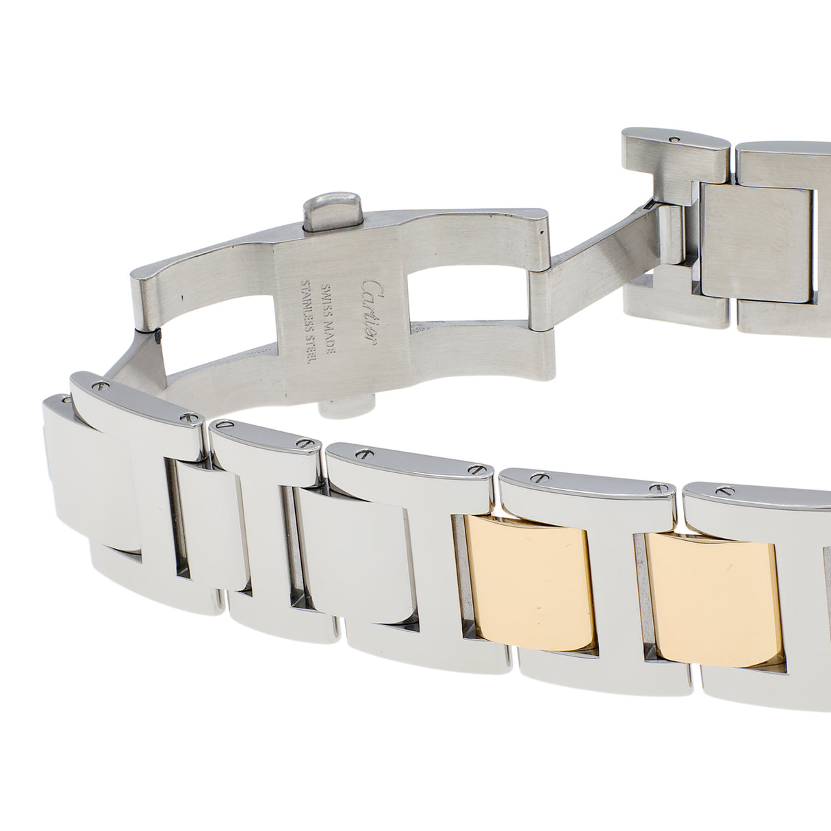 Cartier Stainless Steel 18K Yellow Gold Ballon Bleu 42mm Automatic W69009Z3 Watches Cartier