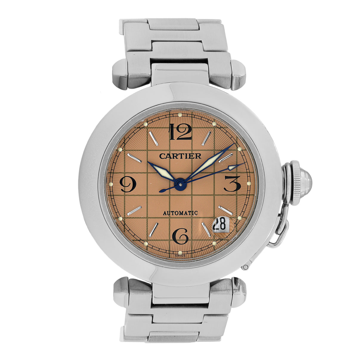 Cartier Stainless Steel Pasha C Automatic W31024M7 Watches Cartier
