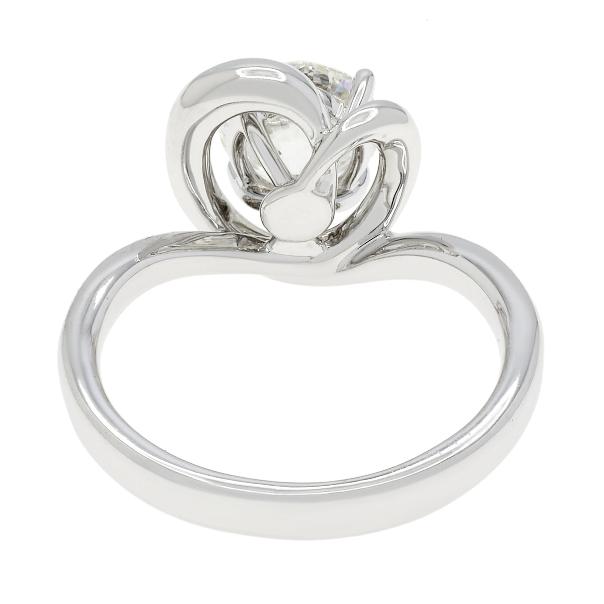 18K White Gold 1.14 Carat Diamond Solitaire Ring Fine Jewellery Modaselle