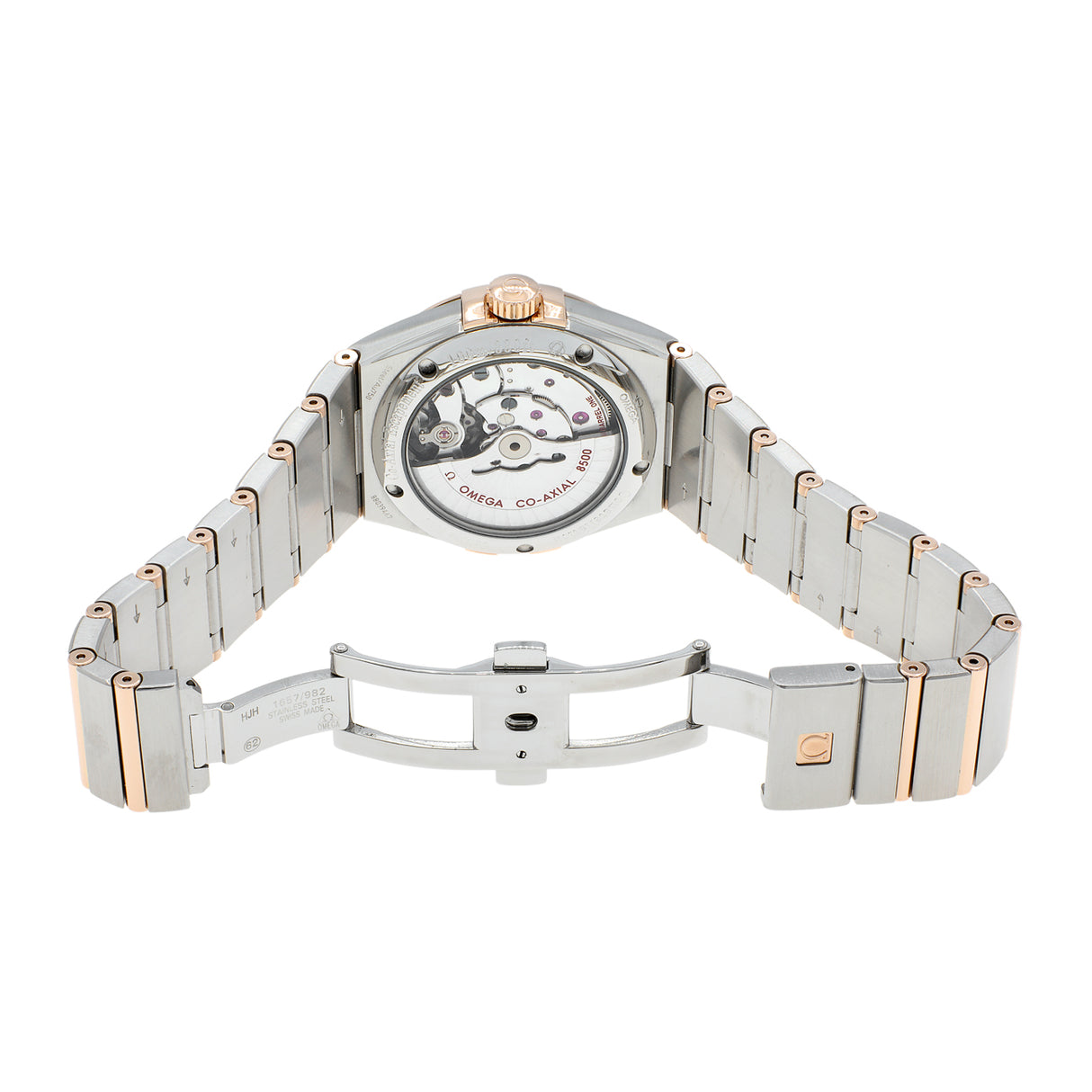 Omega Stainless Steel 18K Rose Gold Constellation 123.20.38.21.06.001 Watches Omega