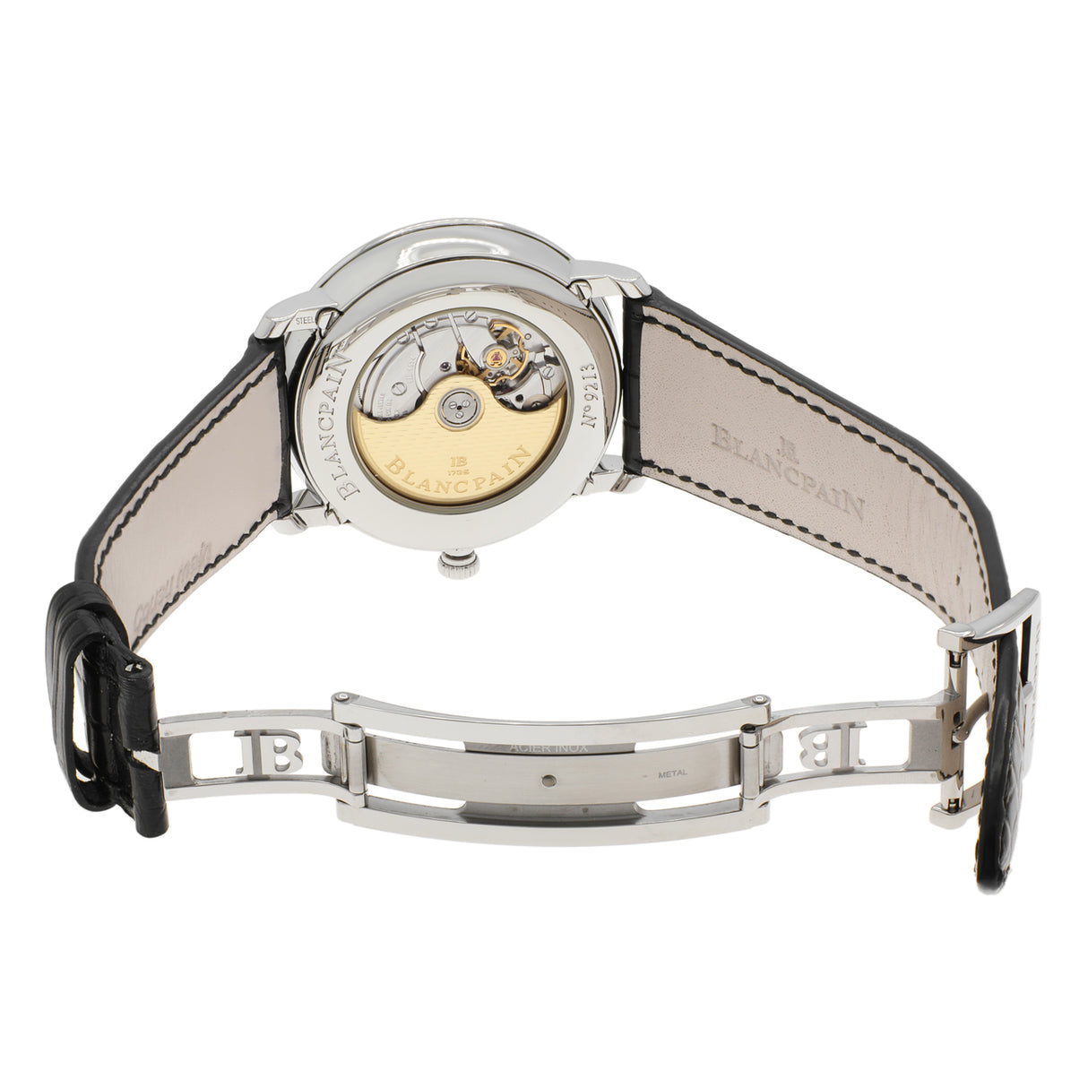 Blancpain Stainless Steel Villeret Quantieme Complet 6654a-1127-55b Watches Blancpain