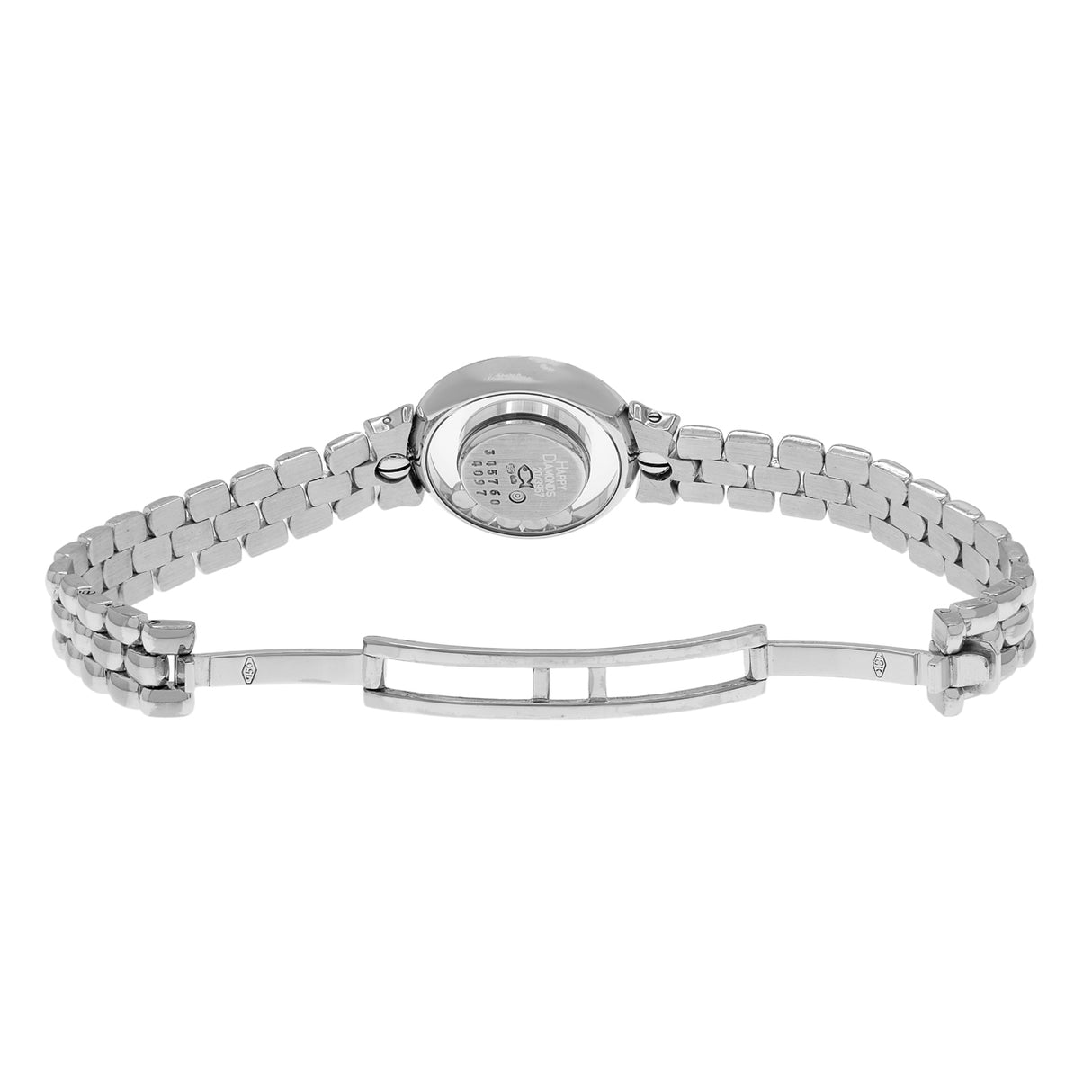 Chopard 18K White Gold Happy Diamond Quartz Watch Watches Chopard