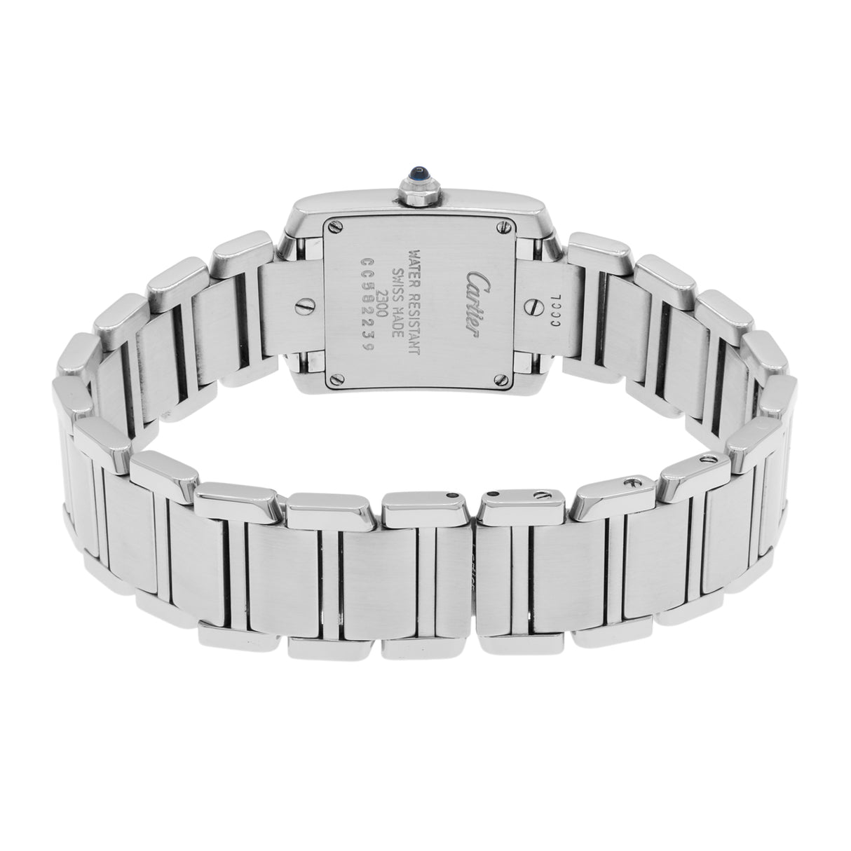 Cartier Stainless Steel Tank Francaise 2300 Watches Cartier