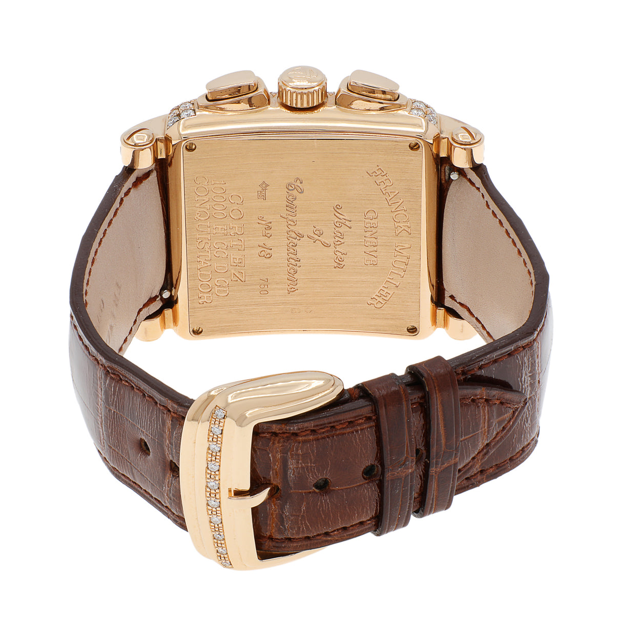 Franck Muller 18K Rose Gold Conquistador Cortez 10000 K CC D CD Watches Franck Muller