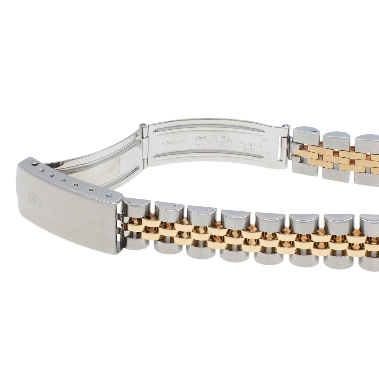 Rolex 18K Yellow Gold Stainless Steel Oyster Perpetual Date 69173 Watches Rolex