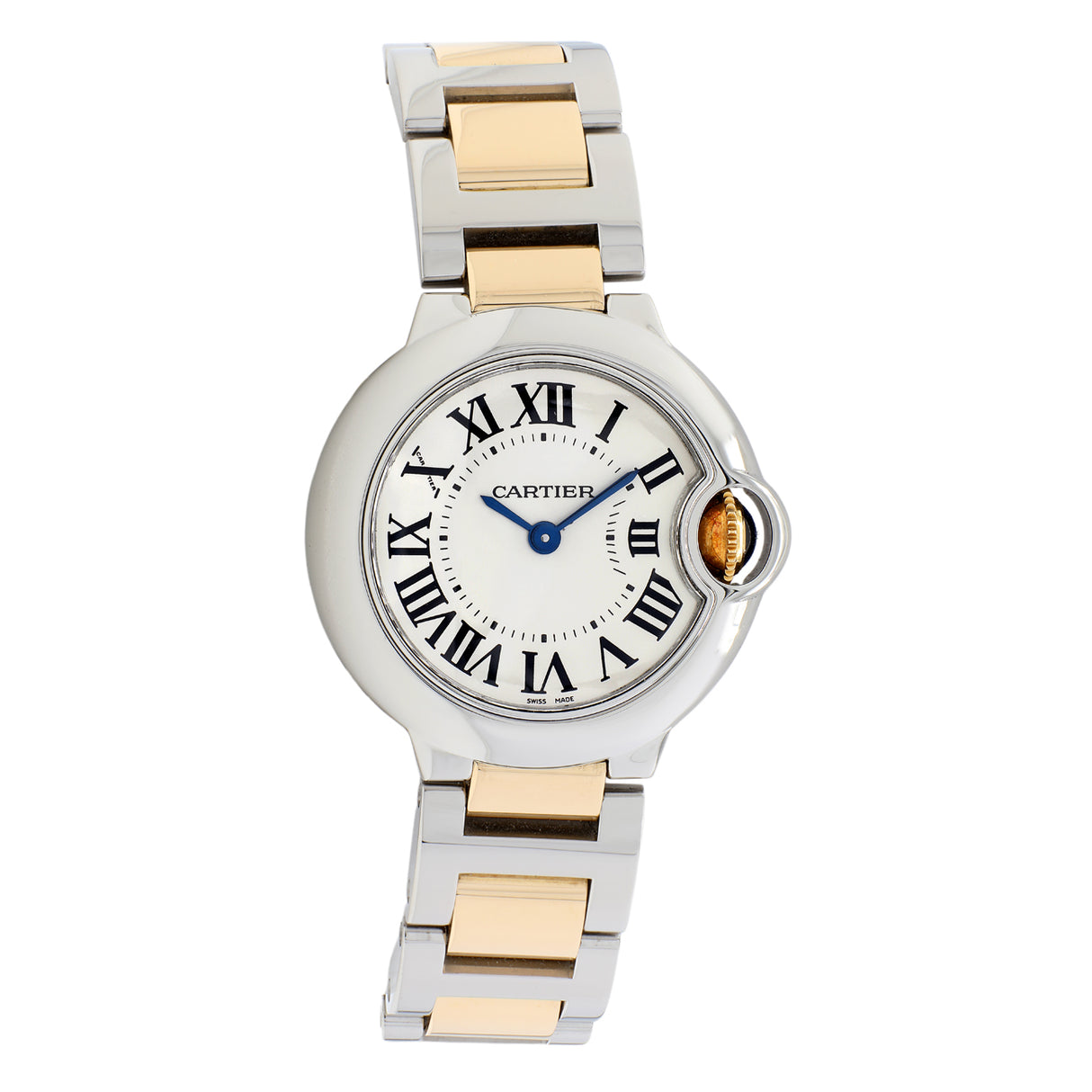 Cartier Stainless Steel 18K Yellow Gold Ballon Bleu 28mm W2BB0010 Watches Cartier