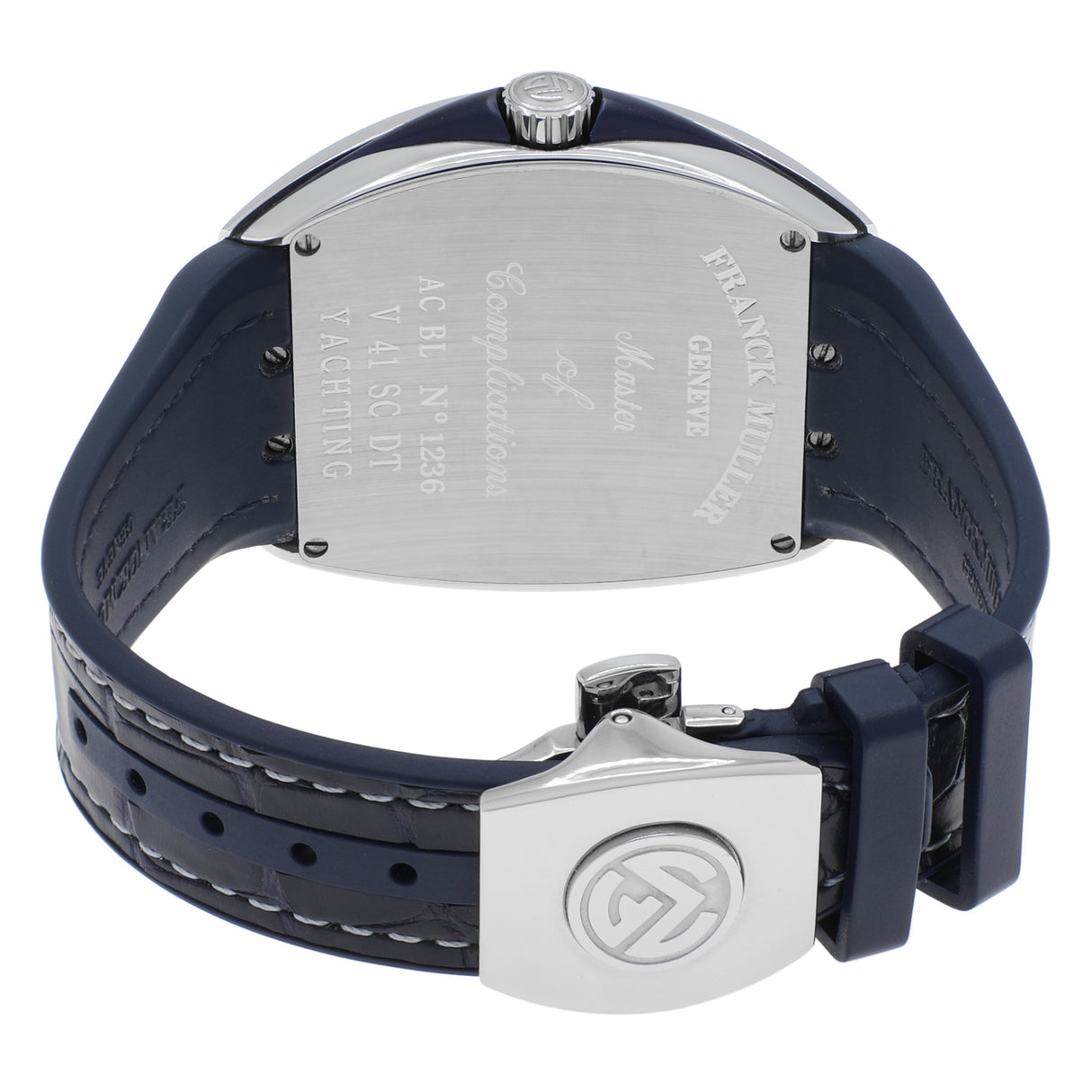 Franck Muller Stainless Steel Vanguard Yachting V 41 SC DT Watches Franck Muller