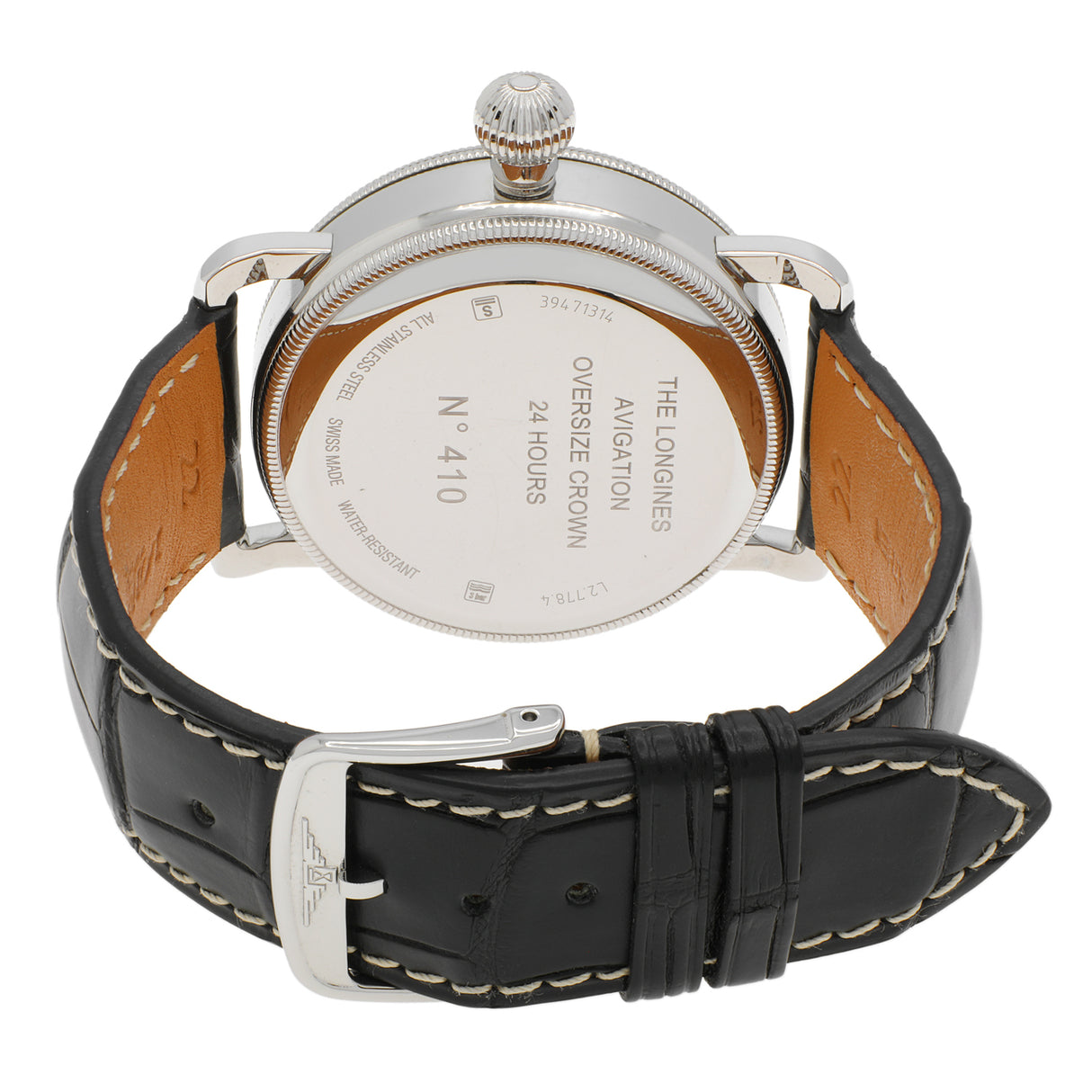 Longines Stainless Steel Heritage Avigation L2.778.4.53.2 Watches Longines