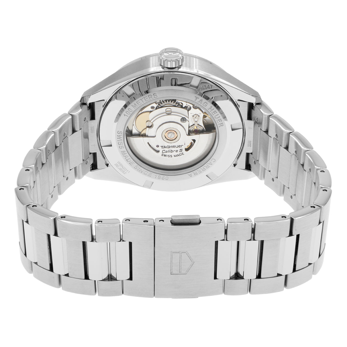 Tag Heuer Stainless Steel Carrera Day-Date WBN2011 Watches Tag Heuer