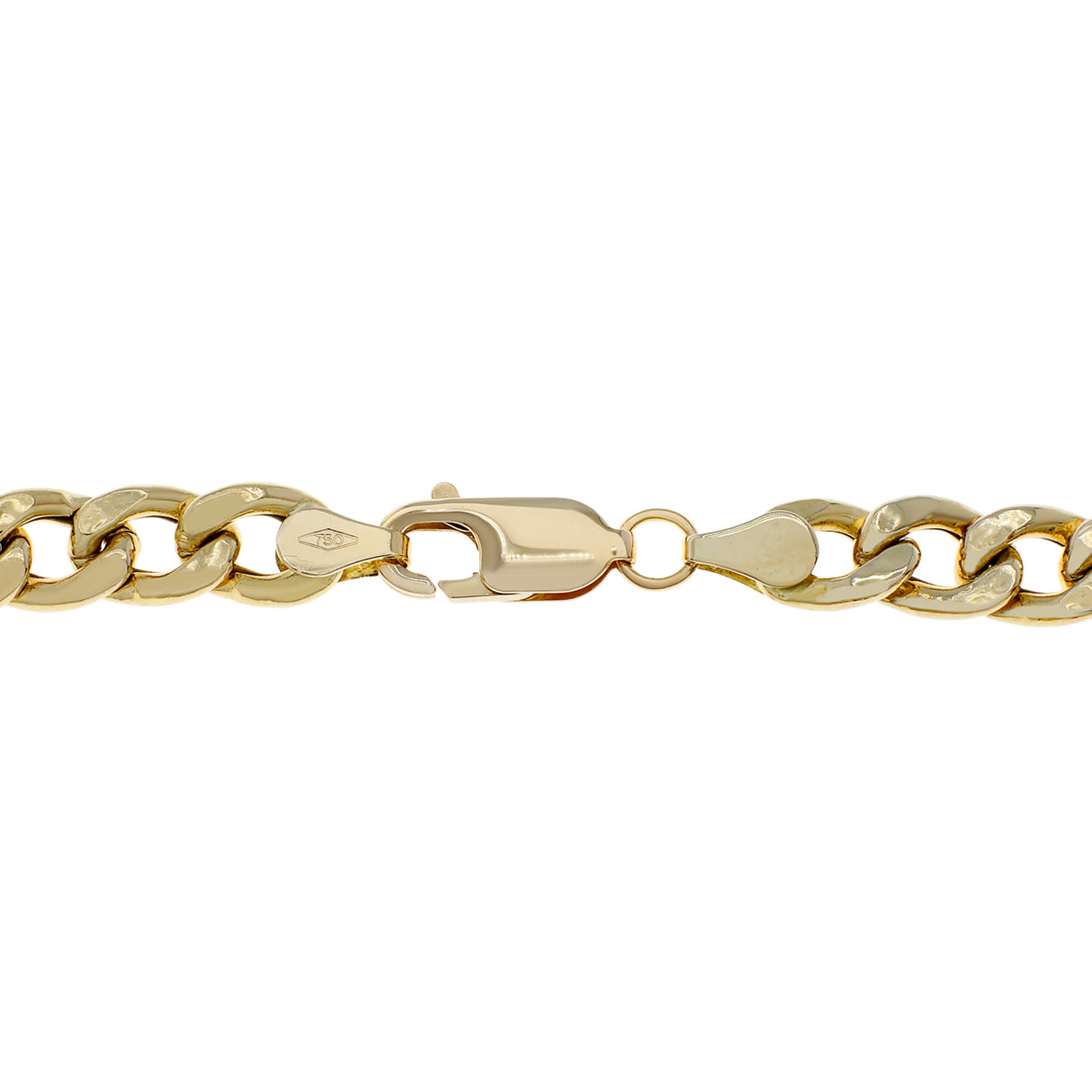 18K Yellow Gold Curb Link Bracelet Fine Jewellery Modaselle
