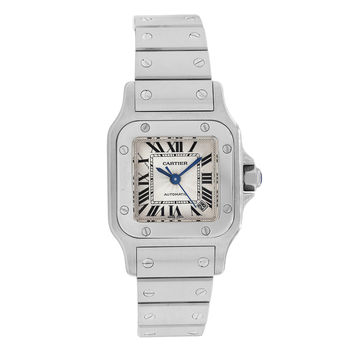 Cartier Stainless Steel Automatic Santos Galbee 2423 Watches Cartier