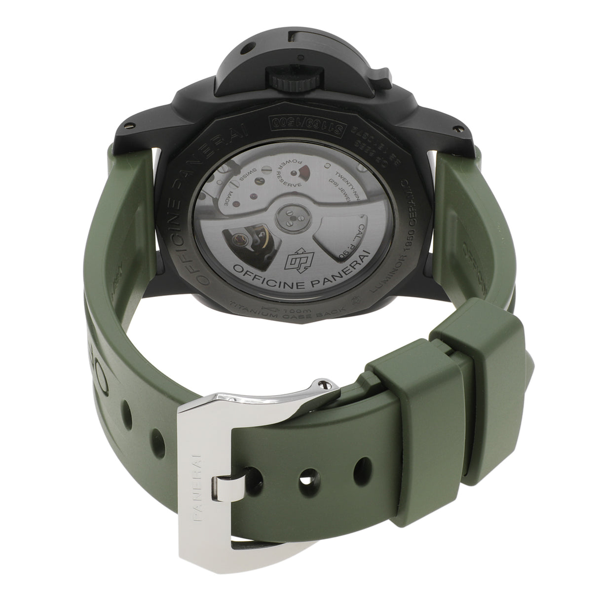 Panerai Black Ceramic Luminor 1950 3 Days GMT PAM00441 Watches Panerai