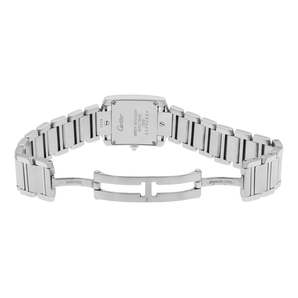 Cartier Stainless Steel Tank Francaise 2300 Watches Cartier