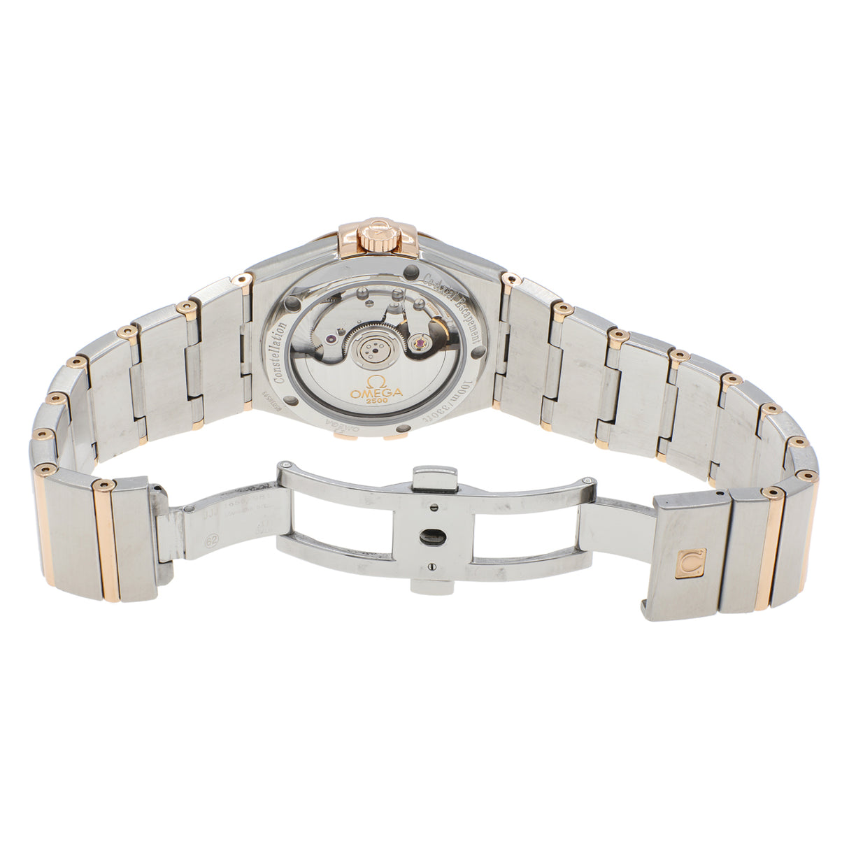 Omega Stainless Steel 18K Rose Gold Constellation 123.20.35.20.52.001 Watches Omega