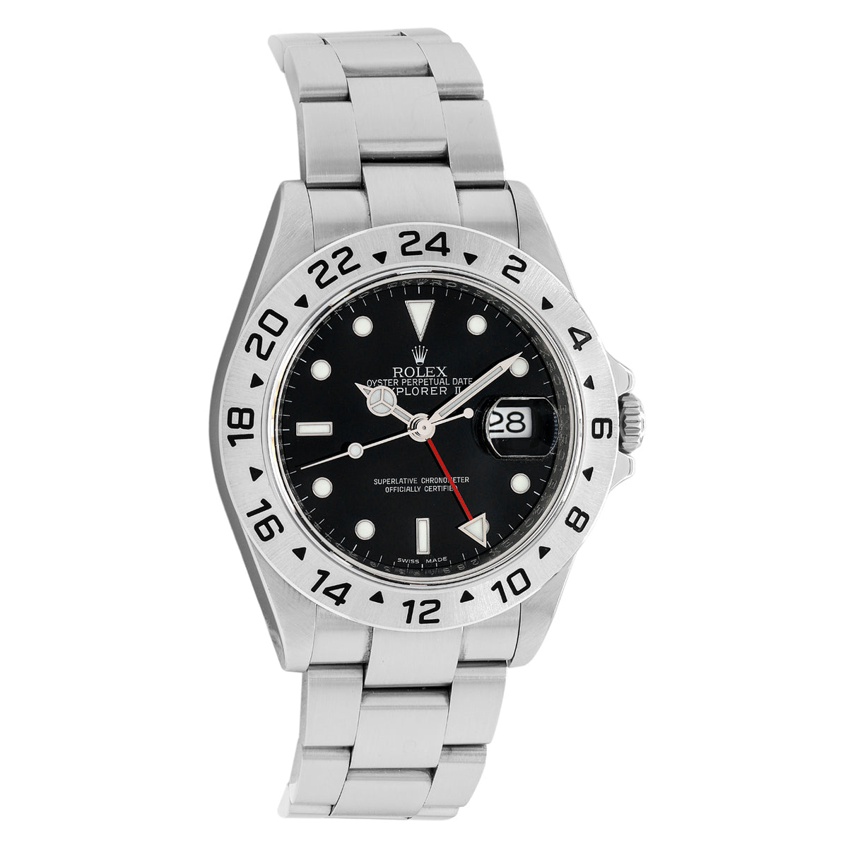 Rolex Stainless Steel Explorer II 16570 Watches Rolex