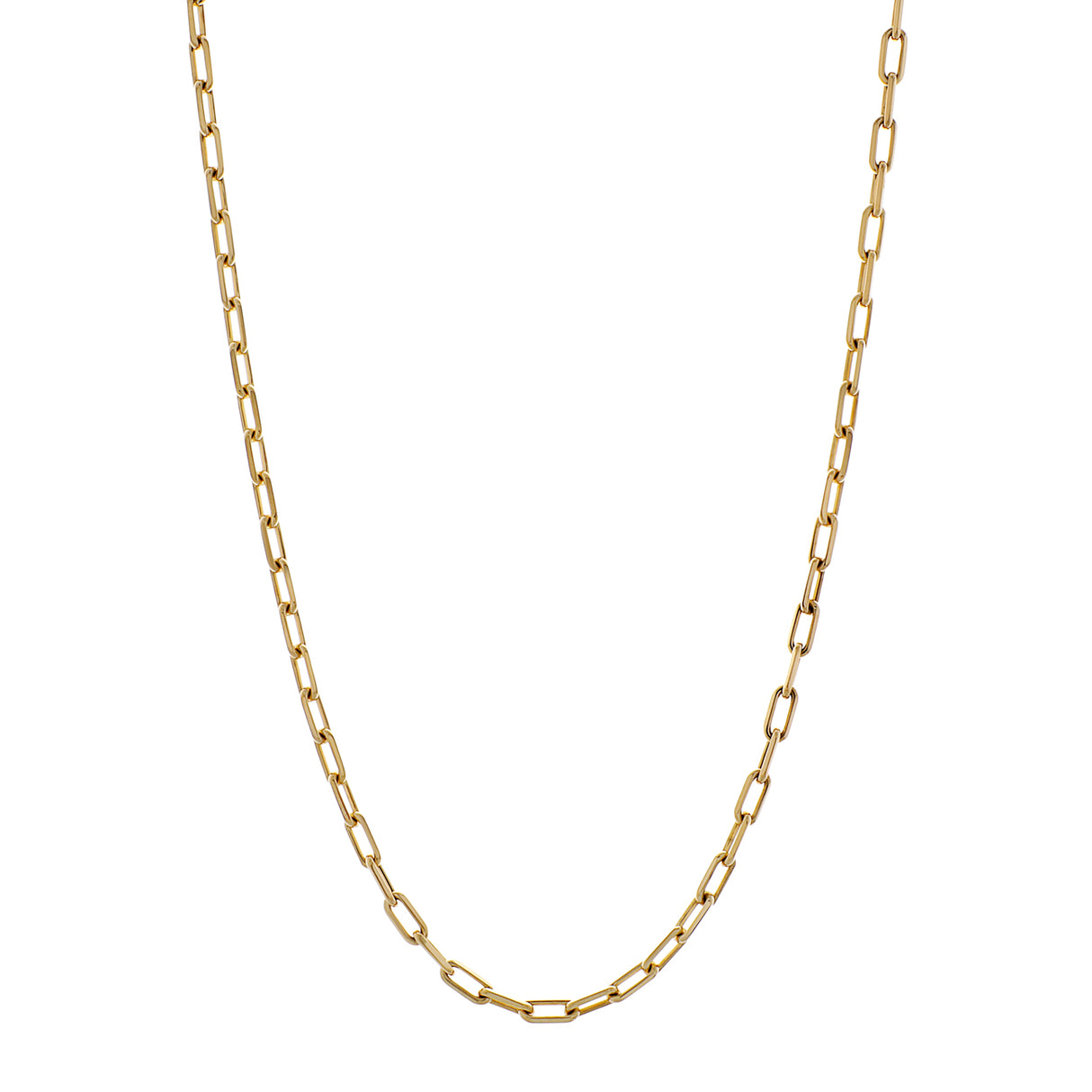 Cartier 18K Yellow Gold Santos de Cartier Chain Necklace Designer Jewellery Cartier