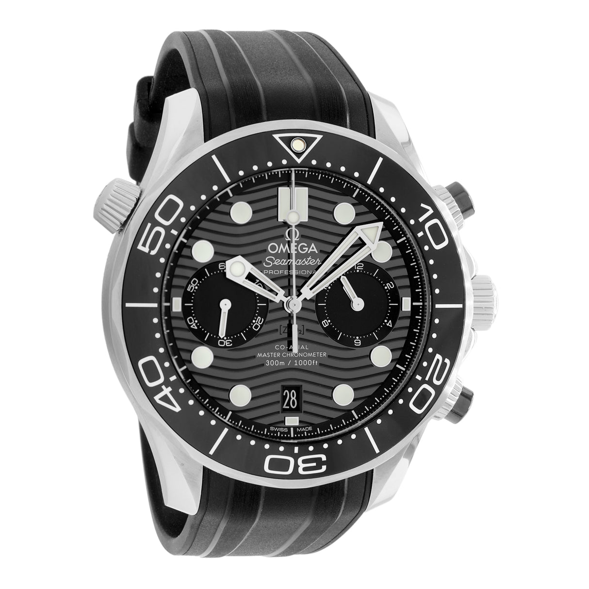 Omega Stainless Steel Seamaster Diver 300m Chronograph 210.32.44.51.01.001 Watches Omega